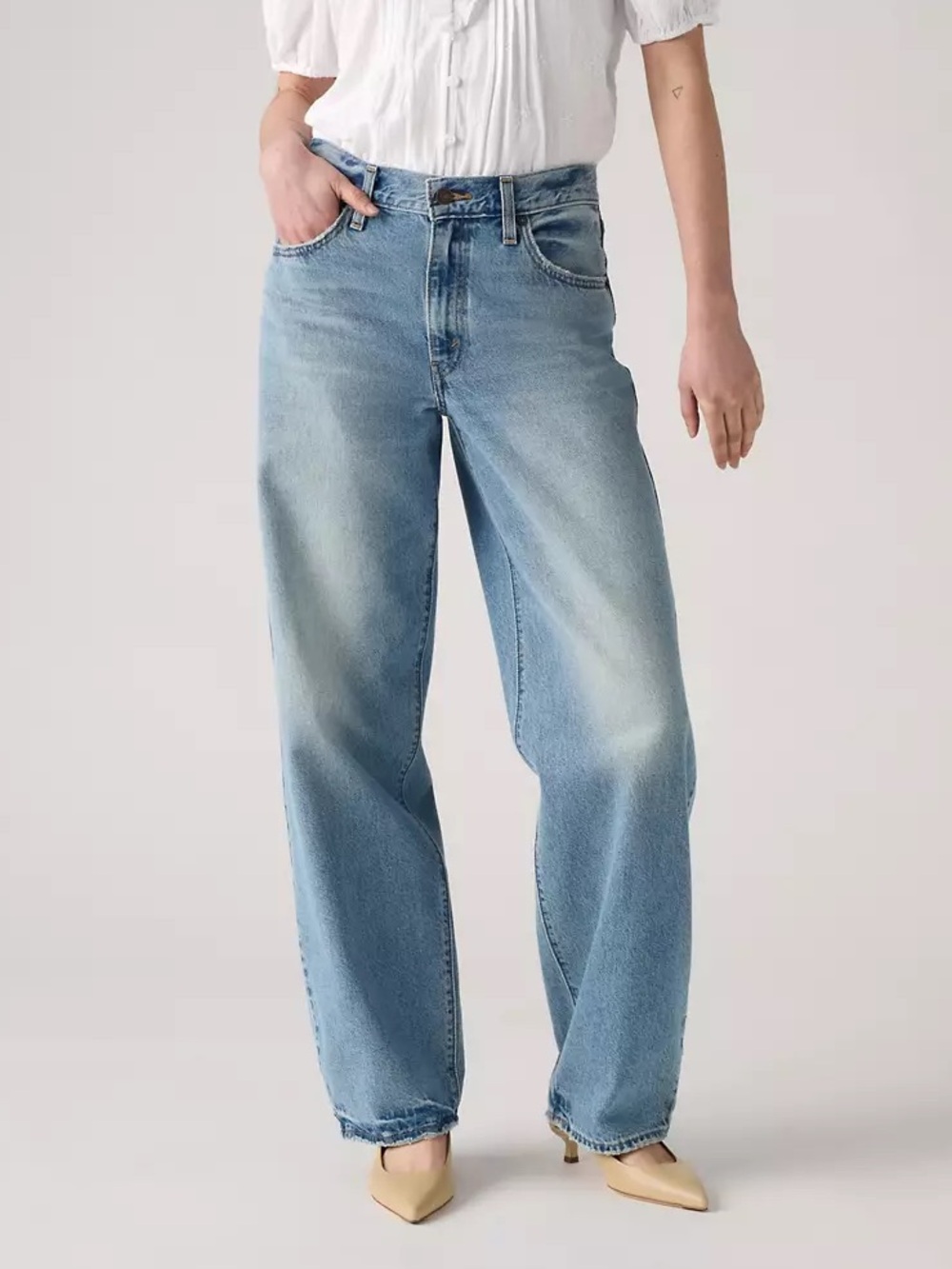 Levi’s Baggy Dad Jeans Size 30 X 32 Easy Days Light Wash - Picture 3 of 13